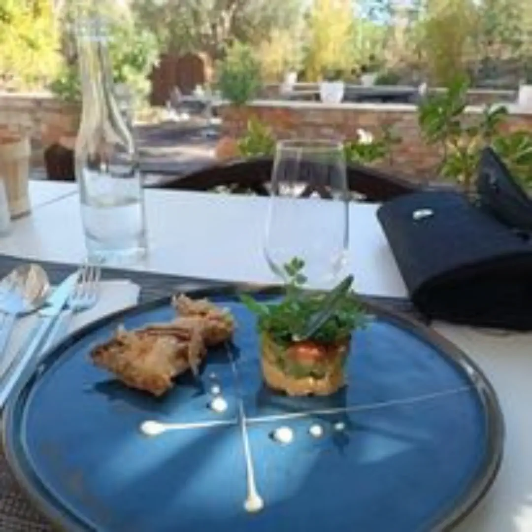 Plat en terrasse La Farigoulette